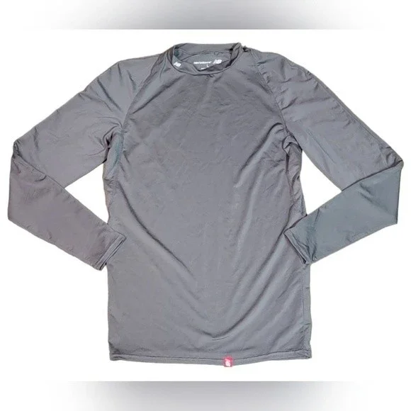 New Balance Women's Gray Base Layer Long Sleeve Shirt Size Large - Picture 1 of 3